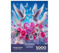 Fiori dell'Amore Jigsaw Puzzle Impossible 1000 Pezzi Decorazione Per La Casa. Giochi Rilassamento E Intelligence Per Adulti E Bambini Da 12 Anni 70x50cm/1000pcs
