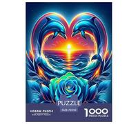 Fiori dell'Amore Jigsaw Puzzle Impossible 1000 Pezzi Decorazione Per La Casa. Rilassamento E Intelligence Per Adulti E Ragazzi Da 14 Anni 70x50cm/1000pcs