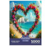 Fiori dell'Amore Jigsaw Puzzle Impossible 1000 Pezzi Decorazione Per La Casa. Rilassamento E Intelligence Per Adulti E Bambini Da 12 Anni 38x26cm/1000pcs