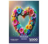 Fiori dell'Amore Puzzle Impossibili 1000 Pezzi Decorazione Per La Casa. Rilassamento E Intelligence Per Adulti E Ragazzi Da 14 Anni 70x50cm/1000pcs