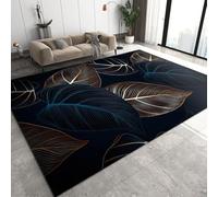 Fiori Delle Piante Illusione Visiva 3D Tappeti,Nordico Stampa In Velluto Per Area,Illusione Ottica Antiscivolo Tappeto Strisciante,Tappeto Da Gioco Per Divano Soggiorno 50 X 80 Cm /3571238344348