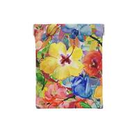 Fiori dell'orchidea del giglio dell'acquerello, Spremere il portafoglio superiore da donna Borsa portaoggetti Piccola portamonete Portamonete
