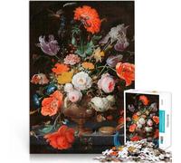Fiori d'epoca Mignon Puzzle 1000 pezzi per adolescenti Giocattoli che creano dipendenza e sfidano l'intelligenza del cervello Regali di Babbo Natale segreto 38x26cm