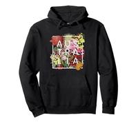 Fiori di Australia Word Art - Australian Pride Felpa con Cappuccio