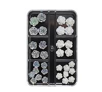 Fiori di camelia in resina artificiale per unghie 3D smalto a forma di fiore decalcomanie per manicure UV gel decorazione pietre autunnali frutti e fiori fiocchi di neve decorazioni per nail art 3D
