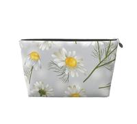 Fiori di camomilla, Borsa da toilette Borsa per trucco Borsa per cosmetici Borsa da toilette da viaggio portatile