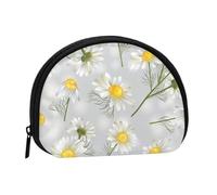 Fiori di camomilla, piccola borsa portaoggetti per assorbenti igienici per il trucco, portamonete per cosmetici da donna