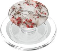 Fiori di campo Rose Floreale Bianco Nero PopSockets PopGrip per MagSafe