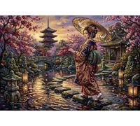 Fiori di ciliegio giapponesi Puzzle 1000 Pezzi,Sfida Impossibile,Gioco Educativo,dai 14 Anni Sakura,Adulti E Ragazzi,Decorazione Casa,Idea Regalo,Cartone Di Qualità,Antistress 52x38cm