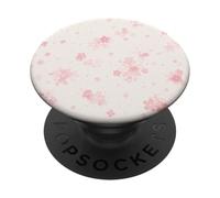 Fiori di ciliegio Sakura Floral Pattern Fiori Rosa PopSockets PopGrip Adesivo
