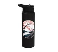 Fiori di ciliegio Sakura Spring Bloom Rosa Delicata Bellezza Stainless Steel Insulated Water Bottle
