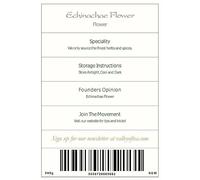 Fiori di Echinacea Essiccati - Erba Intera Sfusa per Infuso Floreale | petali dal colore intenso e dal profumo erbaceo perfetti in miscele decorative da infusione