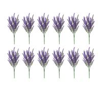 Fiori di lavanda artificiali eleganti 12 steli per tutte le tue esigenze di deco
