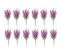 Fiori di lavanda artificiali eleganti 12 steli per tutte le tue esigenze di deco