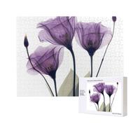 Fiori di lavanda viola della speranza,Puzzle in legno da 500 pezzi, gioco di famiglia, puzzle per adulti e adolescenti, decorazioni per la casa