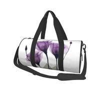 Fiori di lavanda viola speranza, Borsone da viaggio di grande capacità Borsa rotonda Borsa da viaggio sportiva Borsa da viaggio Borsa da fitness