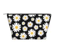 Fiori di margherita, Borsa da toilette Borsa per trucco Borsa per cosmetici Borsa da toilette da viaggio portatile