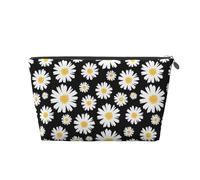 Fiori di margherita, Borsa da toilette Borsa per trucco Borsa per cosmetici Borsa da toilette da viaggio portatile