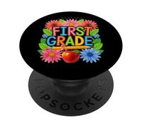 Fiori di matita di mela dell'anno scolastico di PopSockets PopGrip Adesivo