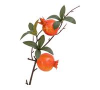 Fiori di Melograno Artificiali in Schiuma Rosso Giallo 43 cm per Arredamento Cas