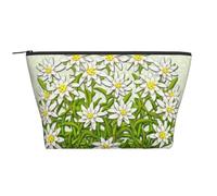 Fiori di montagna svizzeri della stella alpina, Borsa da toilette Borsa per trucco Borsa per cosmetici Borsa da toilette da viaggio portatile