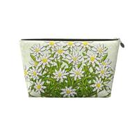 Fiori di montagna svizzeri della stella alpina, Borsa per il trucco Borsa per cosmetici Borsa da toilette da viaggio portatile Borsa da toilette