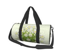 Fiori di montagna svizzeri della stella alpina, Borsone da viaggio di grande capacità Borsa rotonda Borsa da viaggio sportiva Borsa da viaggio Borsa da fitness