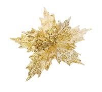 Fiori di Natale, fiori artificiali di Natale, Foglie d'acero decorative per Natale, Fiori artificiali ornamenti per l'albero di Natale, per la decorazione domestica della ghirlanda di Natale