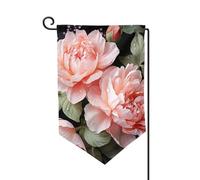 Fiori di peonia Rose Garden Bandiere Verticali Doppio Lato Casa Bandiera 30,5 x 45,7 cm Primavera Estate Stagionale Bandiera Vacanze Agriturismo Cortile Decorazione da appendere