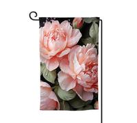 Fiori di peonia Rose Garden Bandiere Verticali Doppio Lato Casa Bandiera 30,5 x 45,7 cm Primavera Estate Stagionale Bandiera Vacanze Agriturismo Cortile Decorazione da appendere