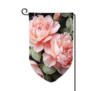 Fiori di peonia Rose Garden Bandiere Verticali Doppio Lato Casa Bandiera 30,5 x 45,7 cm Primavera Estate Stagionale Bandiera Vacanze Agriturismo Cortile Decorazione da appendere