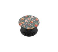 Fiori di pesco modello giardino botanico frutta natura floreale PopSockets PopGrip Adesivo