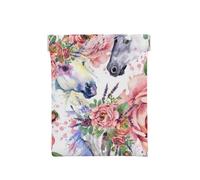 Fiori di rose di cavallo dell'acquerello, Spremere il portafoglio superiore da donna Borsa portaoggetti Piccola portamonete Portamonete