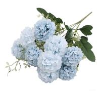 Fiori di seta, bouquet di rose artificiali, camelia e crisantemo, decorazione per la casa di nozze, 29 cm, composizione floreale in stile europeo (B)