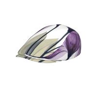 Fiori di Speranza Viola Lavanda, Cappello Piatto da Uomo, Berretto da Strillone da Uomo, Berretto Regolabile da Guida