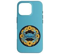 Fiori Di Susan Con Crostacei Blu E Occhi Neri Custodia per iPhone 16 Pro