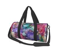 Fiori di tintura per cravatta, Borsone da viaggio di grande capacità Borsa rotonda Borsa da viaggio sportiva Borsa da viaggio Borsa da fitness