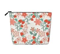 Fiori di vite Canapa finta Canapa finta Borsa da viaggio per il trucco Borsa cosmetica per donne e ragazze