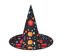 Fiori di zucca 3 PCS Halloween strega cappello costume festa cappello adatto per giochi teatrali accessori