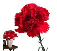 Fiori d'imbarcazione, garofani finti, le teste di garofano sono scelte di fiori falsi significativi realistici | Elegante decorativo senza irrigazione di fiori per la decorazione interna del sano