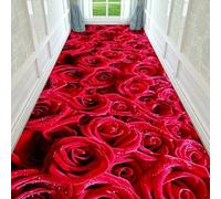 Fiori E Erbe In 3D, Tappeto A Striscia Per Il Corridoio, Tappeto Lungo Per L'ingresso E La Cucina, Tappetino, Tappeto A Striscia Sottile Lavabile Per Corridoi Stretti(Pattern B,100cmx100cm)