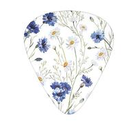 Fiori e fiordalisi margherite Plettro per chitarra avanzato 12 pezzi Tre spessori per basso, chitarra elettrica, borsa per chitarra acustica