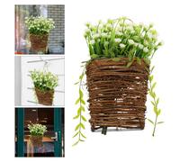 Fiori Finti Pendenti Cestino A Molla Per Porta D'ingresso Piante