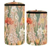 Fiori fiore narcisi Amaryllis oro rosa scarpe lavaggio borsa sneaker lavatrice set di 2 scarpe da ginnastica sacchetto lavanderia borsa lavatrice scarpe lavatrice, Fiori fiori narcisi Amaryllis Rose