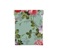 Fiori floreali d'epoca, Spremere il portafoglio superiore da donna Borsa portaoggetti Piccola portamonete Portamonete