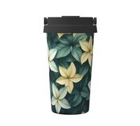 Fiori freschi Fiaschetta sottovuoto stampata, tazza di caffè portatile, tazza di acqua fitness ufficio