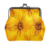 Fiori gialli Seamless Pattern Fibbia Portamonete