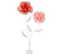 Fiori giganti per decorazione 1 set garza artificiale grandi fiori con base in piedi regolabile decorazioni fiorite per matrimoni, proposta, fidanzamento, decorazioni per matrimoni per la ricezione
