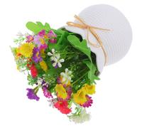 Fiori in Vaso Per La Decorazione Finti Realistici Piccole Piante Finte