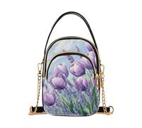 Fiori lavanda primavera viola confezioni alla moda per le donne a tracolla con multi tasche borsa per le donne per le madri